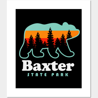 Baxter State Park Bear Maine Camping Posters and Art